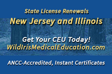 License Renewal for New Jersey and Illinois. Wild Iris Medical Education Nursing Licenses Info