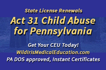Act 31 Child Abuse for Pennsylvania